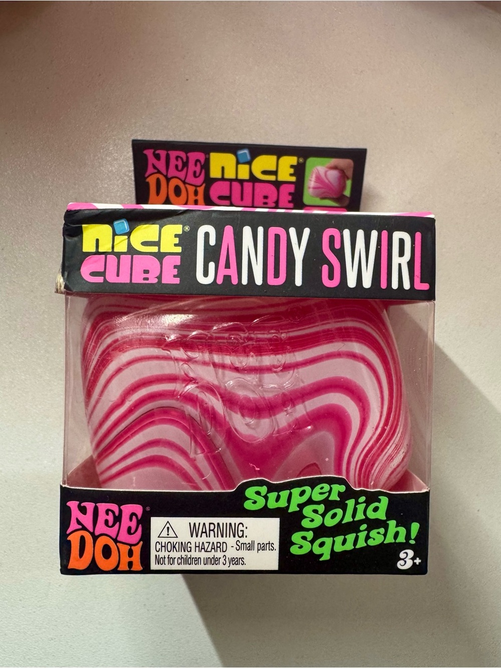 Needoh candy swirl cube